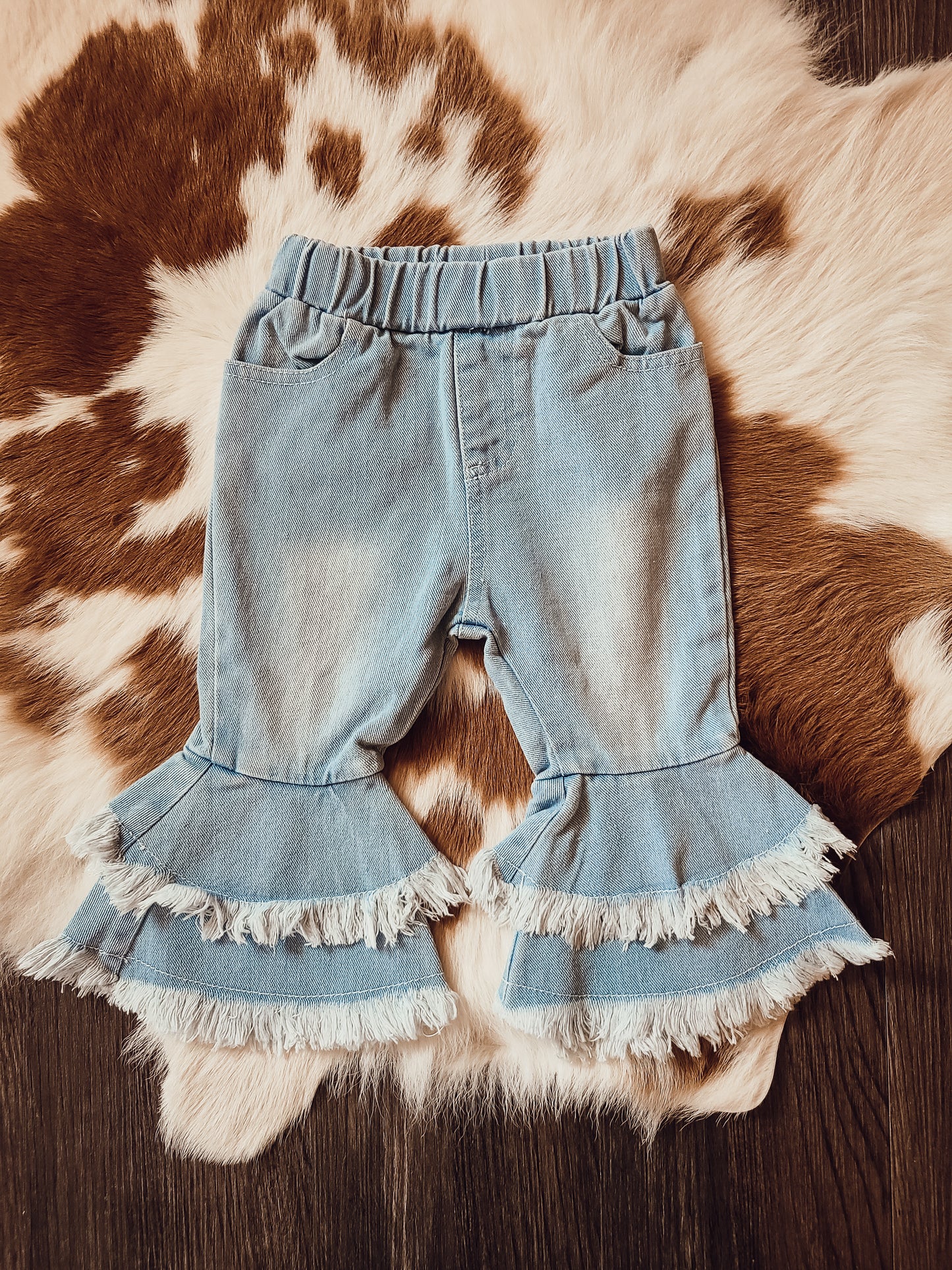 Lil' Bells Reata Denim Bell Bottoms