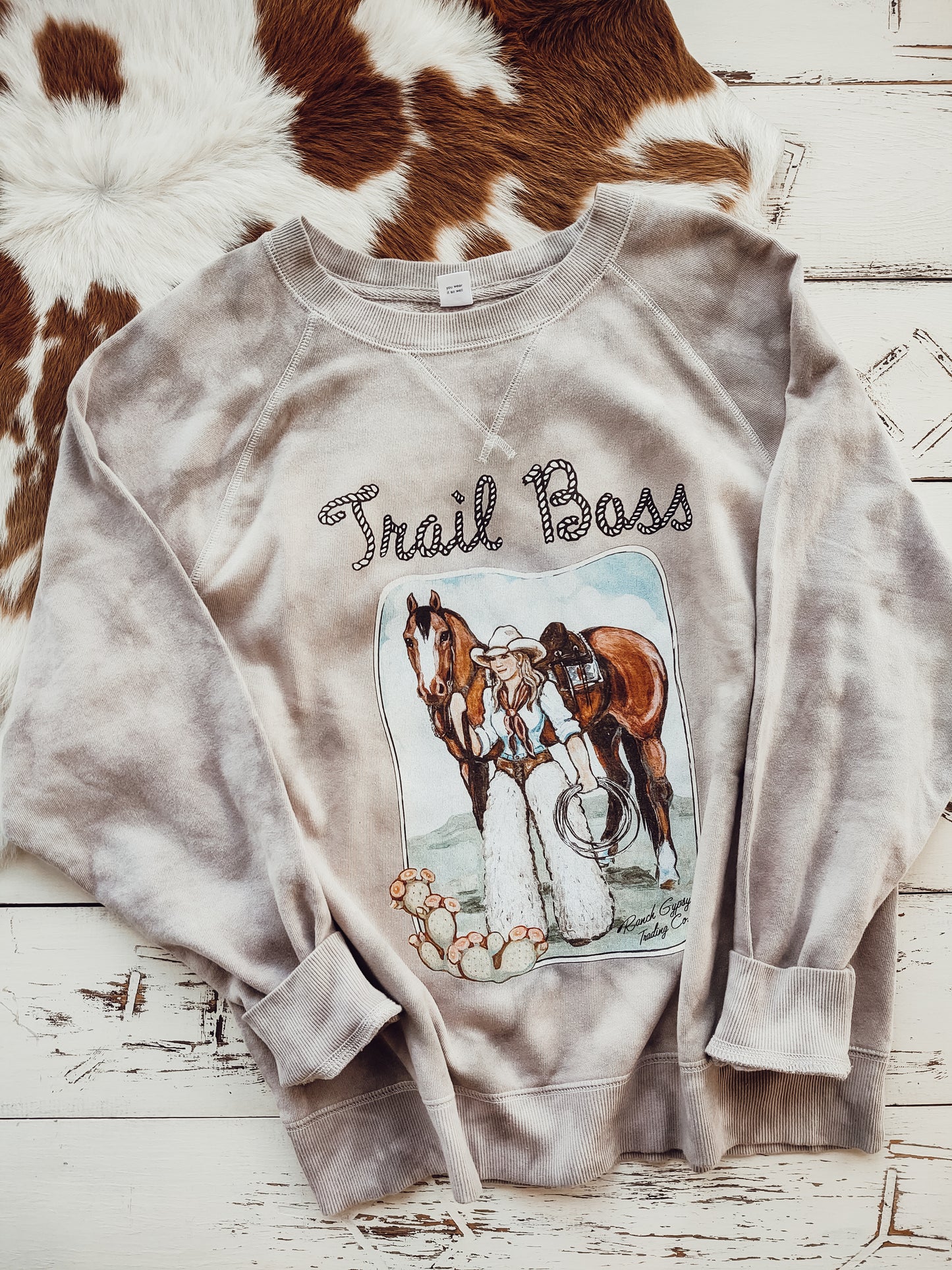 Trail Boss Tie Dye Sweatshirt