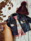 *Sold but taking orders* The Lil' Hand Denim & Cowhide Jacket